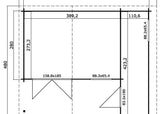 arundel log cabin floor plan