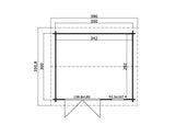 calluna log cabin floor plan