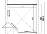 loch log cabin floor plan