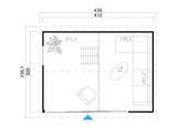 manasota log cabin dimensions