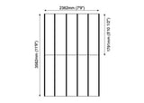 peony shed dimensions