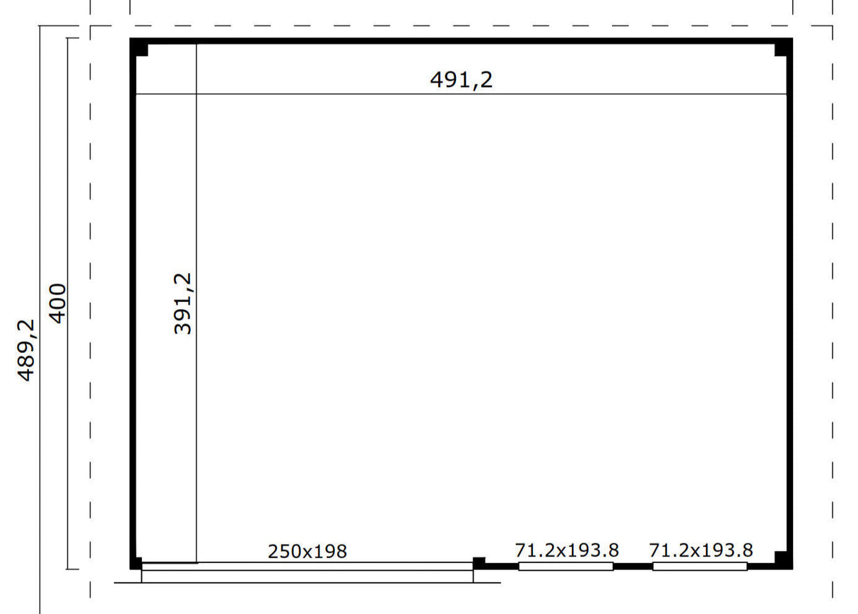 witney log cabin floor plan